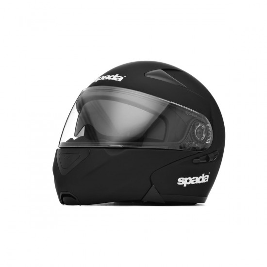 Spada Reveal Flip Up Matt Black Flip Front Motorcycle Helmets - SKU 0595552