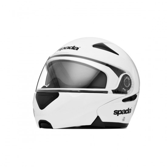 Spada Reveal Flip Up Gloss White Flip Front Motorcycle Helmets - SKU 0595613