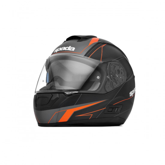 Spada SP16 Linear Matt Black Orange Full Face Helmets - SKU 0739772