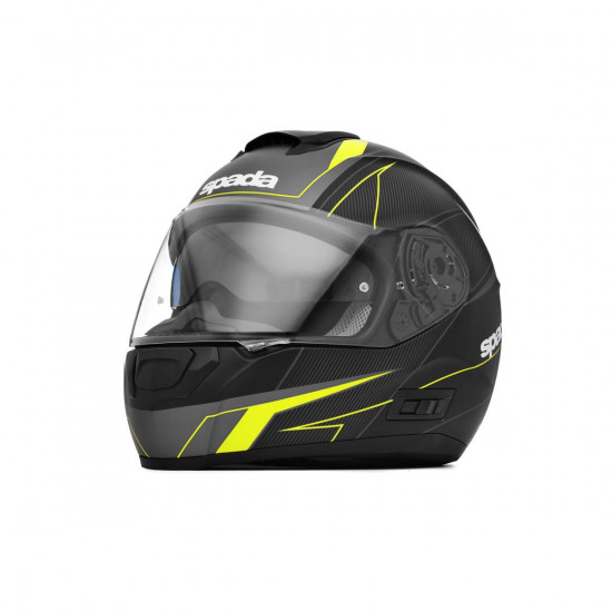 Spada SP16 Linear Black Yellow Full Face Helmets - SKU 0739871