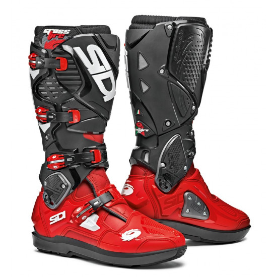 Sidi Crossfire 3 SRS Red Black MX Boots Adults MX Boots - SKU 0756533