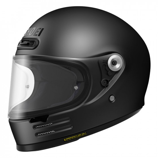 Shoei Glamster Matt Black Classic Retro Motorcycle Helmet Full Face Helmets £355.99