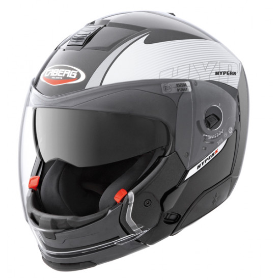 Caberg Hyper X MOD Black SIlver Full Face Helmets - SKU 0472334