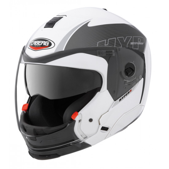 Caberg Hyper X MOD White Full Face Helmets - SKU 0472389