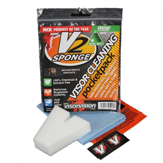 V2 Sponge Visor Cleaning Pocket Pack