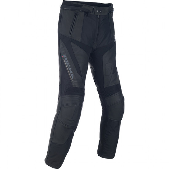 RICHA BALLISTIC WATERPROOF LEATHER TEXTILE TROUSERS BLACK