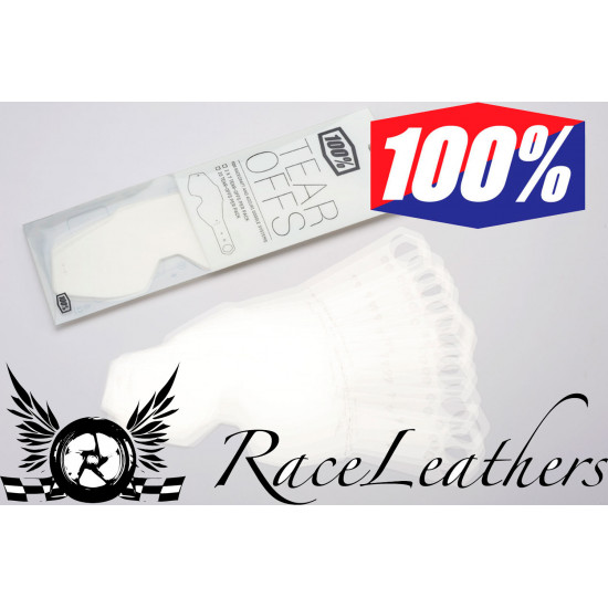 100 Laminated Tear Offs 2x Pack of 7 Motocross Goggles - SKU 297000