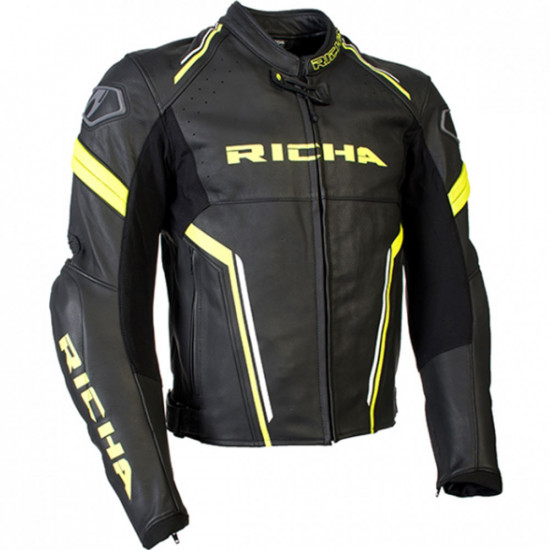 Richa Monza Jacket Black/Fluo