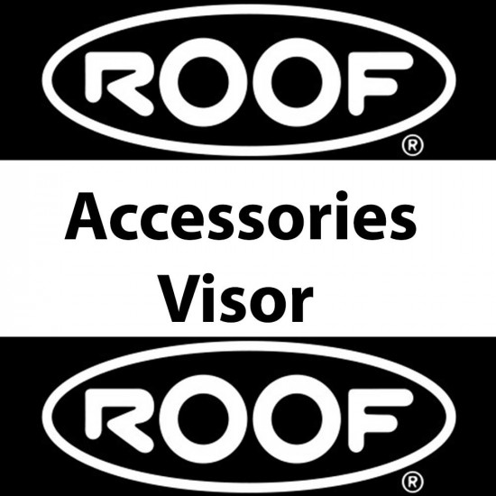 Roof Boxxer Carbon Visor - Silver Iridium (Race Use Only)