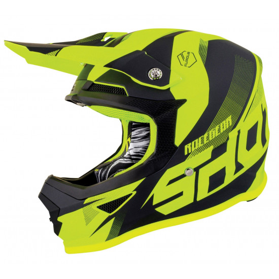 Shot Furious Ultimate Neon Yellow Matt Off Road Helmets - SKU SMX852L