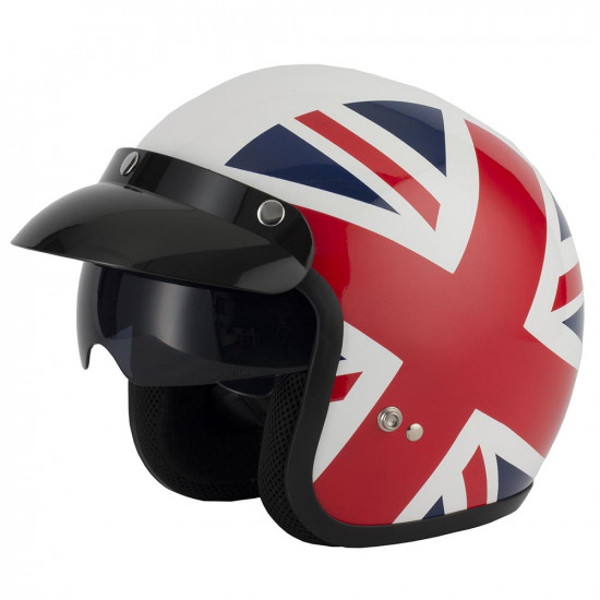VCAN V537 Union Jack Open Face Helmets - SKU RLMWVFT071
