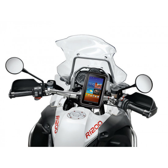 Interphone 7 Inch Tablet Holder Mount For Motorcycle Tubular Handlebars