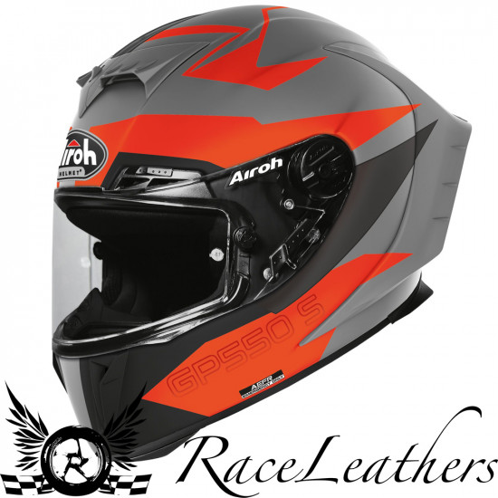 Airoh GP550S Vektor Matt Orange Grey Helmet Full Face Helmets - SKU ARH108L