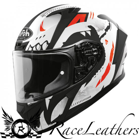 Airoh Valor Nexy Matt White Helmet Full Face Helmets - SKU ARH120L