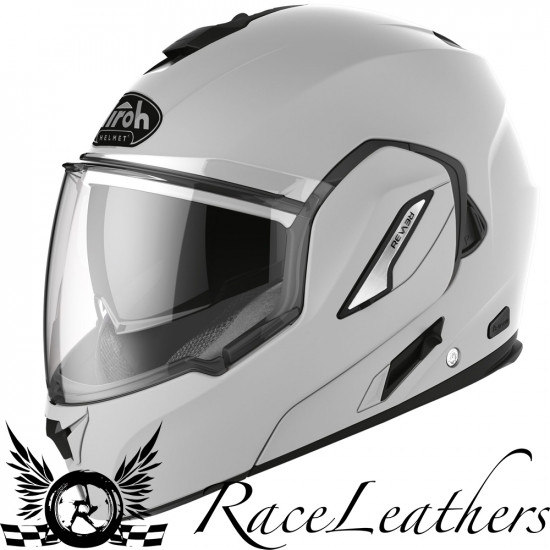 Airoh Rev19 Concrete Grey Matt Helmet Flip Front Motorcycle Helmets - SKU ARH127L