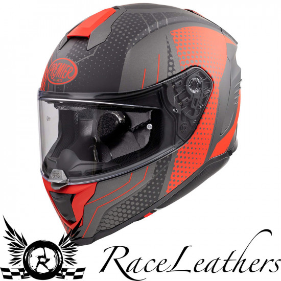 Premier Hyper BP 92 Black Red Full Face Helmets - SKU PRHHYBP852X
