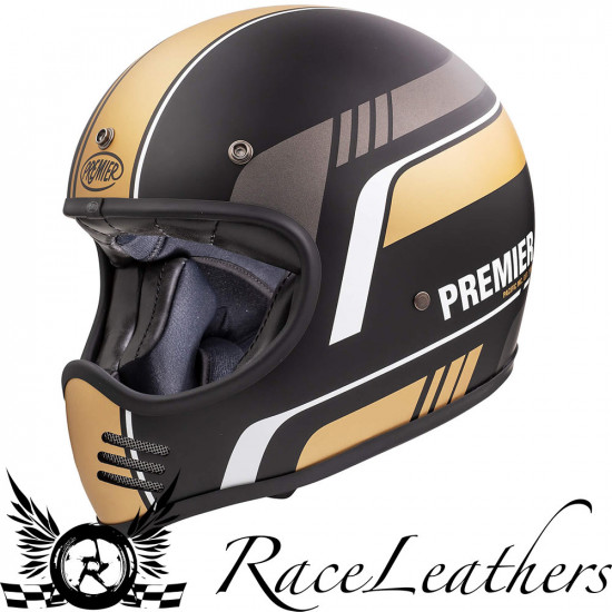 Premier MX BL 19 Black Bronze Off Road Helmets - SKU PRHMXBL45LA