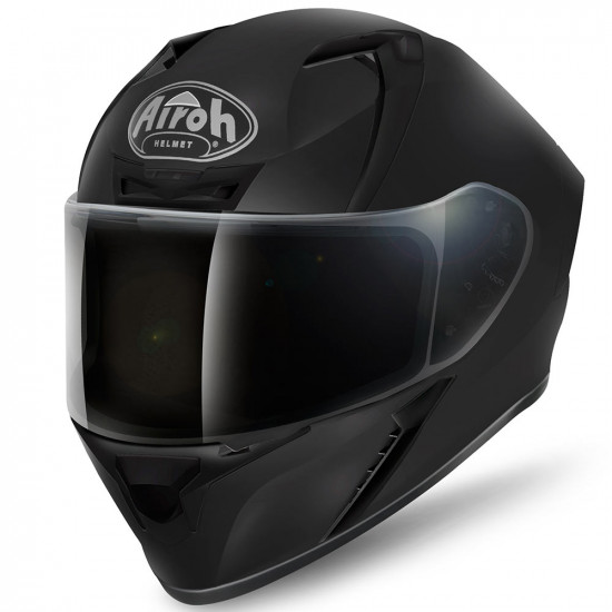 Airoh Valor - Black Matt Full Face Helmets - SKU ARH022L