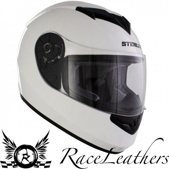Stealth V121 Gloss White Helmet