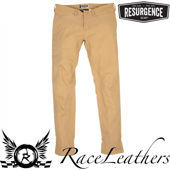Resurgence CE City Chino Trouser Long Sand Motorcycle Jeans - SKU RG-M-CY-CE-SND-30/34