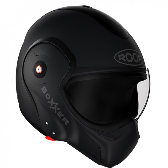 Roof Boxxer 9 Mat Black Mono Flip Front Motorcycle Helmets - SKU RBOXXER9 MB 54