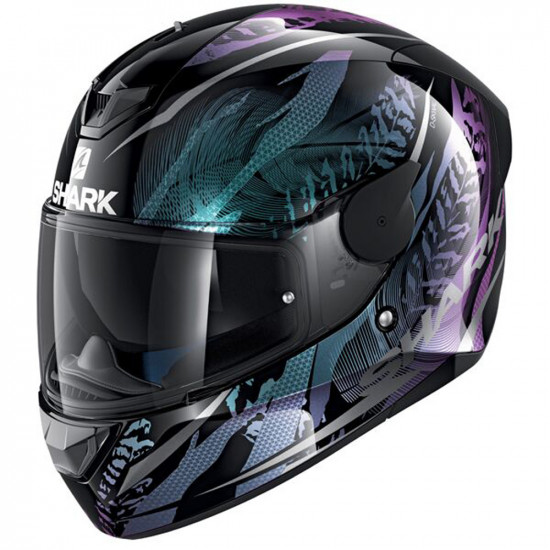 Shark D-Skwal 2 Shigan Black Violet Pearl £180.49 Full Face Helmets - SKU 210/HE4038E/KVX1 from RaceLeathers Motorcycle Clothing