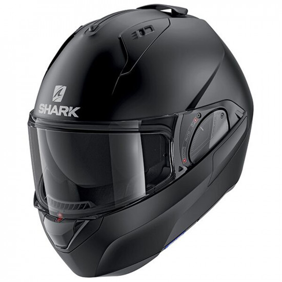 Shark Evo ES Blank Matt Black £275.49 Flip Front Motorcycle Helmets - SKU 235/HE9802E/KMA1 from RaceLeathers Motorcycle Clothing