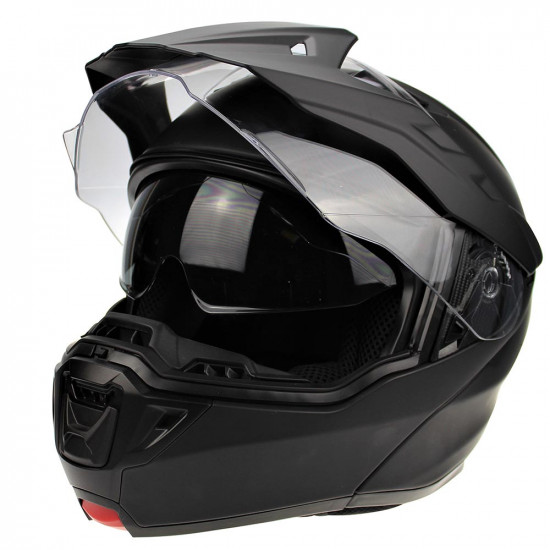 Viper RSV777 Enduro Flip Matt Black Motorcycle Helmet