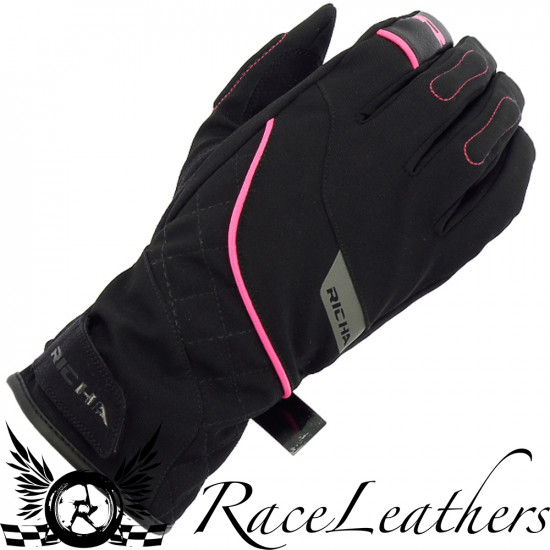Richa Tina 2 Glove Black Pink Mens Motorcycle Gloves - SKU 081/TINA2/BP/01