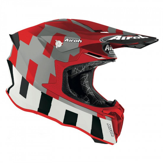 Airoh Twist 2.0 Frame Red Matt Off Road Helmets - SKU 0159662