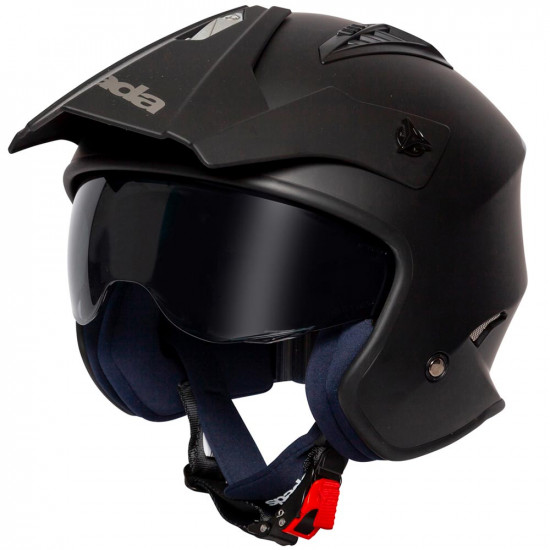 Spada Rock Matt Black Trials Helmet