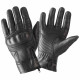 Rayven Vintage Black Leather Motorcycle Gloves