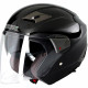 Duchinni D205 Matt Black Motorcycle Open Face Helmet