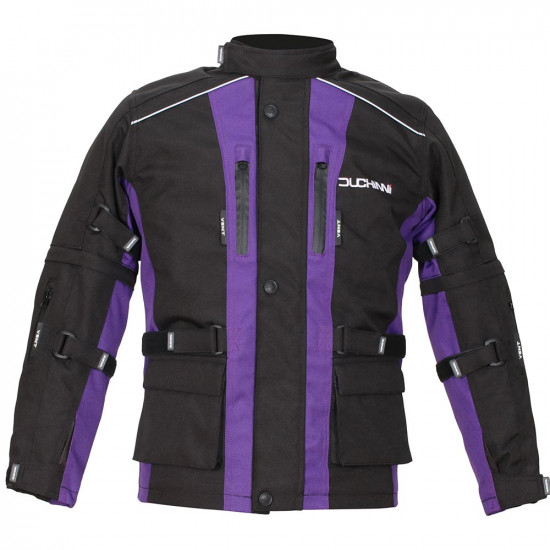 Duchinni Jago Kids Purple Black Waterproof Motorcycle Jacket