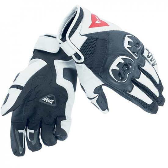Dainese Mig C2 Unisex Gloves O45 Black White Black