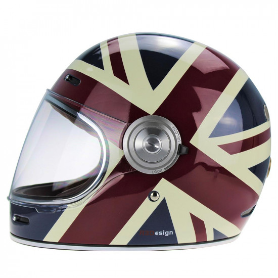 Viper F659 Premium Retro Union Jack Full Face Helmets - SKU A258UnionJackXS