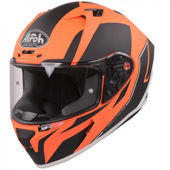 Airo Valor Wings Matt Orange Helmet Full Face Helmets - SKU ARH142L