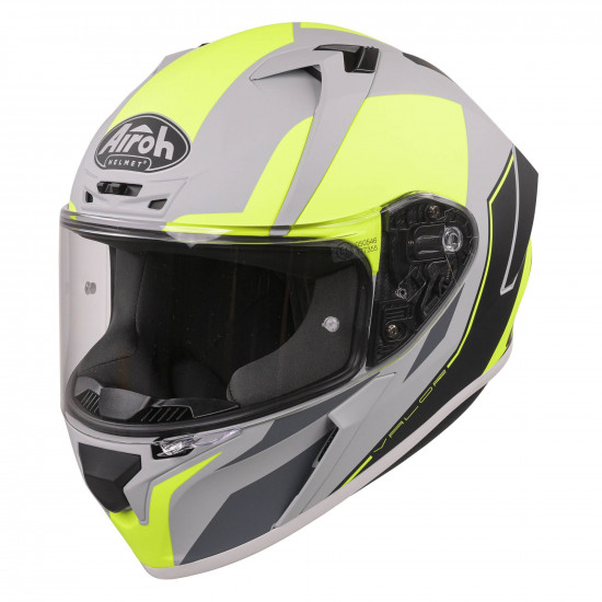 Airoh Valor Wings Matt Yellow Helmet Full Face Helmets - SKU ARH144L