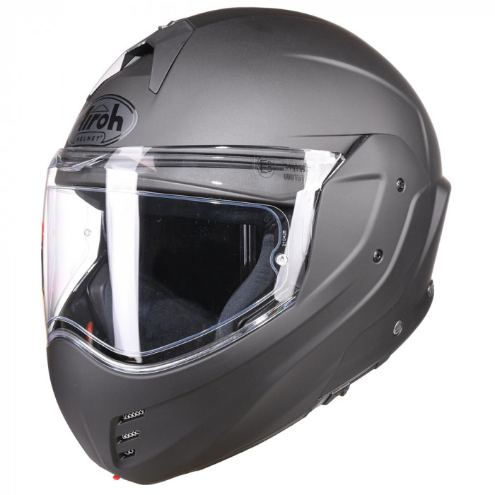 Airoh Mathisse Matt Black Helmet Flip Front Motorcycle Helmets
