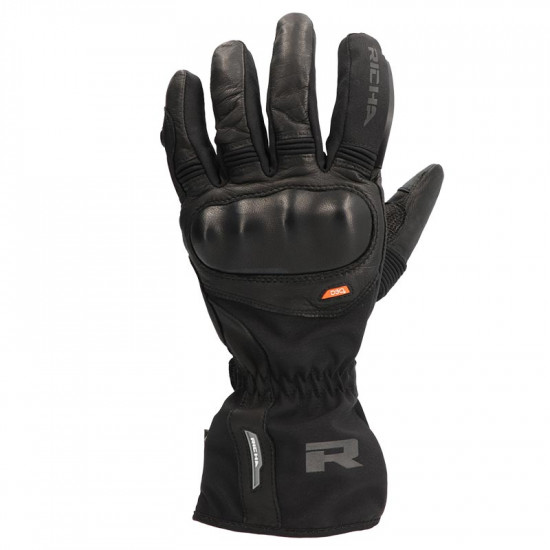 Richa Hypercane GTX Black Gloves Mens Motorcycle Gloves - SKU 081/HYPERC/BK/02