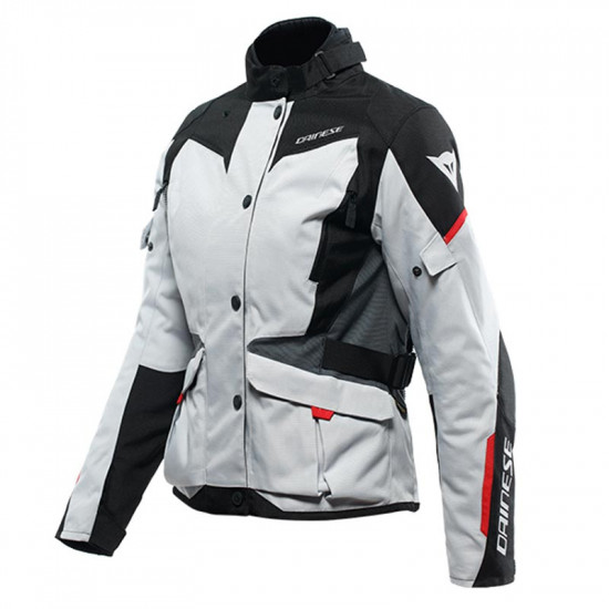 Dainese Tempest 3 D-Dry Lady Jacket Grey Black Red