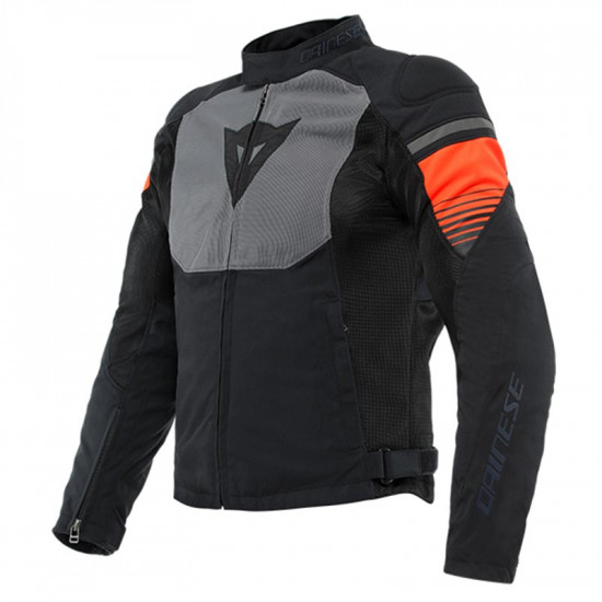 Dainese Air Fast Tex Jacket Black Grey Fluo Red