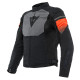 Dainese Air Fast Tex Jacket Black Grey Fluo Red