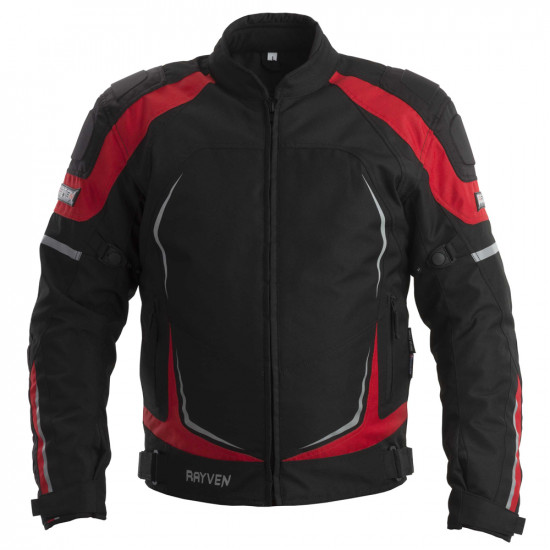 Rayven Scorpion Red Waterproof Motorcycle Jacket