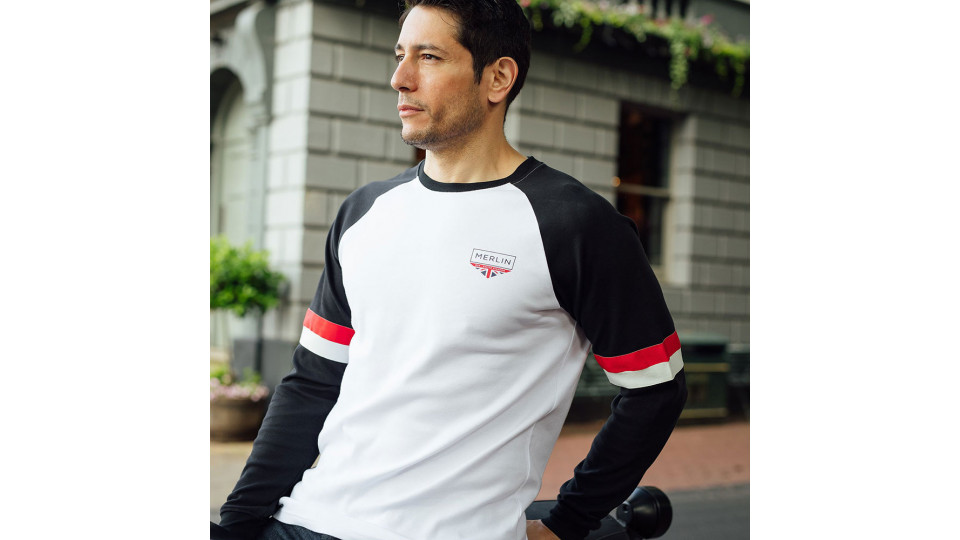 Merlin Lifestyle Durham Tee White Black