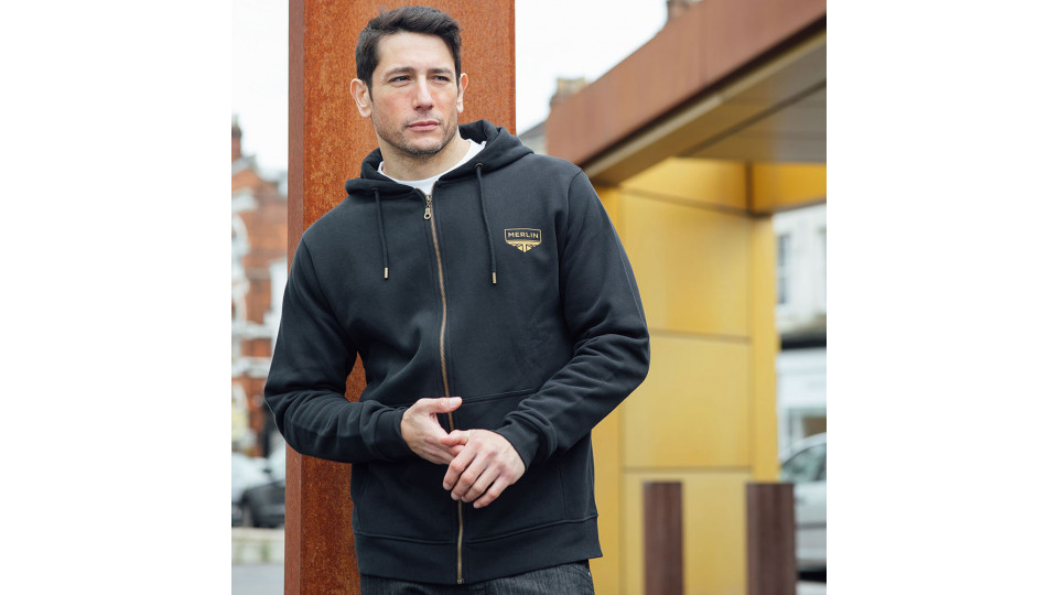Merlin Lifestyle Gorsey Zip Up Hoody Black
