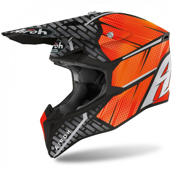 Airoh Wraap Idol Orange Matt MX Helmet