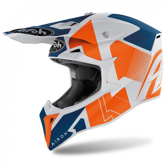 Airoh Wraap Raze Orange Matt MX Helmet