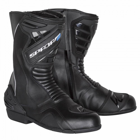 Spada Aurora CE WP Boots Black Boots Mens Motorcycle Touring Boots - SKU 0154544