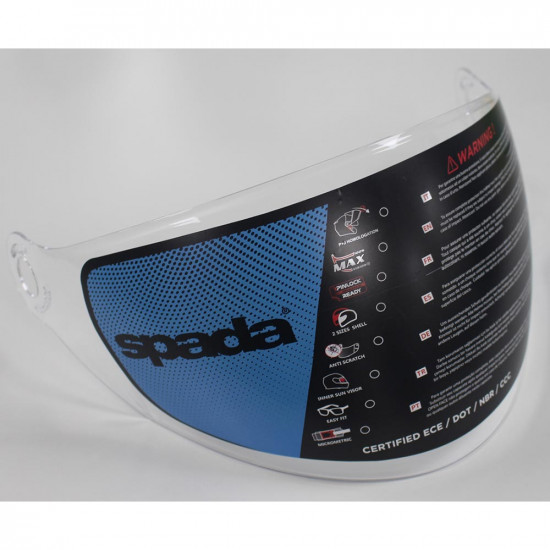 Spada Hellion Clear Long Visor Parts/Accessories - SKU 0765528